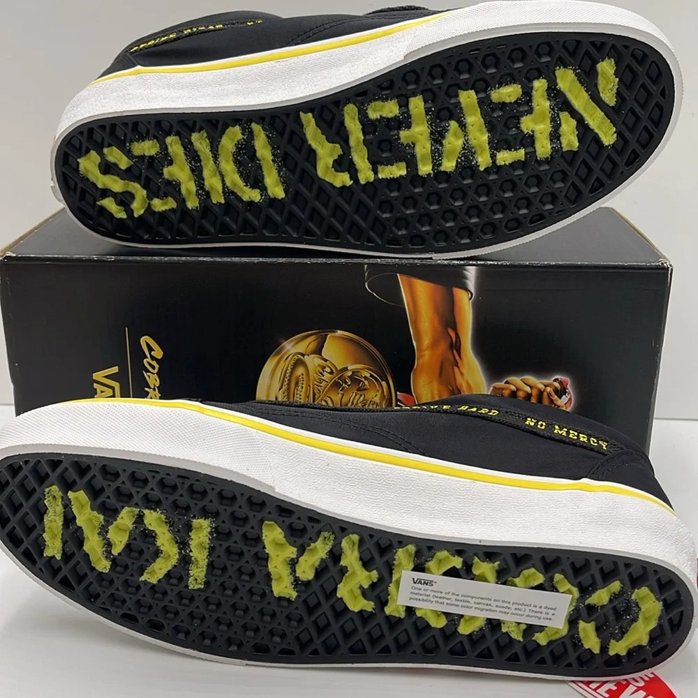 Vans Men’s Old Skool
Cobra Kai Black/Yellow/White 
VN0A3WKT05N
Sneakers - Picture 3 of 16